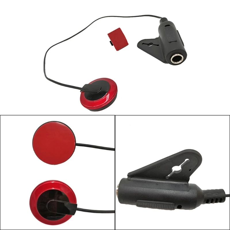 

Guitar Sound Pickup Piezo Contact Microphone Pickup Transducer Guitar Cable Sticker Guitar Ukulele Instruments Accessory