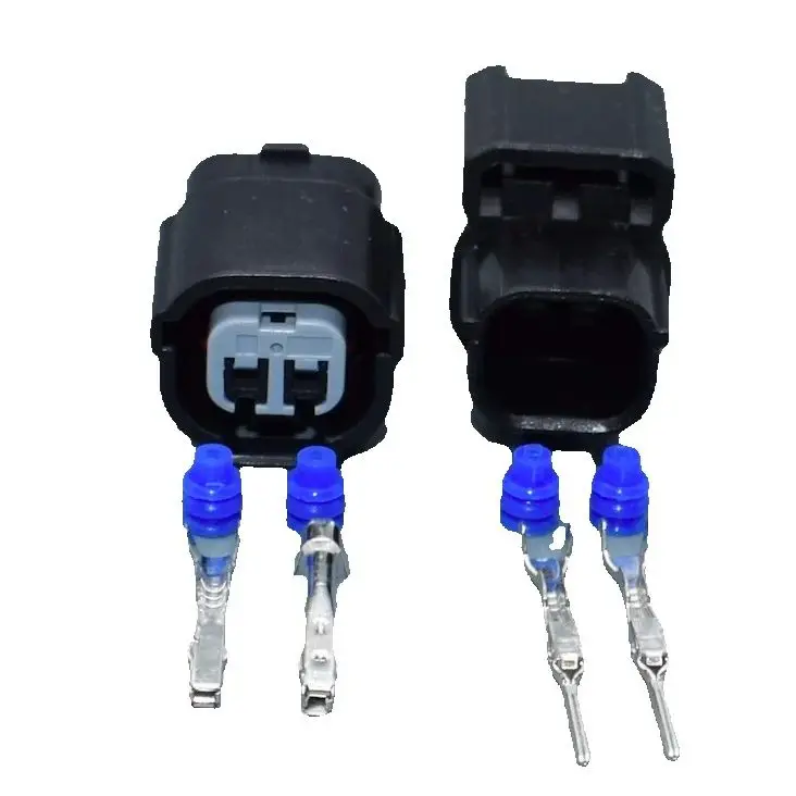 shhworldsea (bottom type) 2pin 1.2MM  for Honda intake pressure sensor connector Accord small light turn signal socket 6189-7052