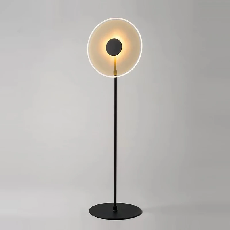 New Modern LED Gold Black 3000K Floor Lamp Popular Designer Special Personality Big House Project Hotel Floor Lamp