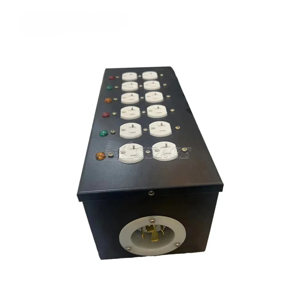 

Premium 12-Way American Standard Industrial Power Outlet with Fresnel Lights