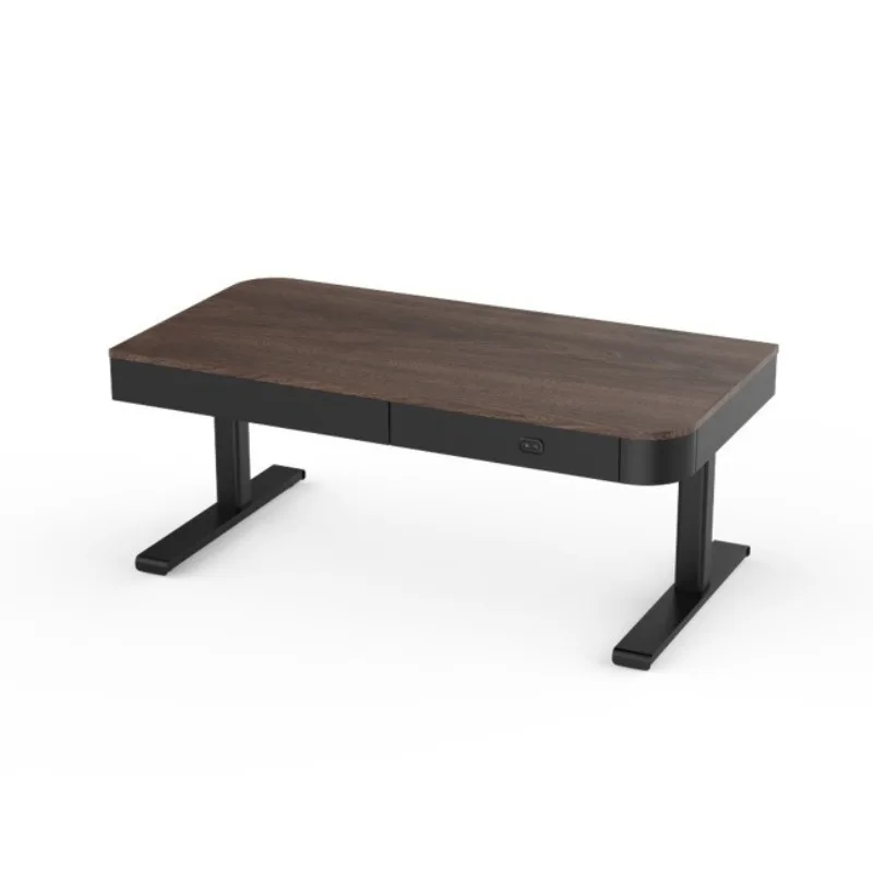 

Solid wood electric lifting coffee table, household intelligent automatic lifting table, living room multi-functional table