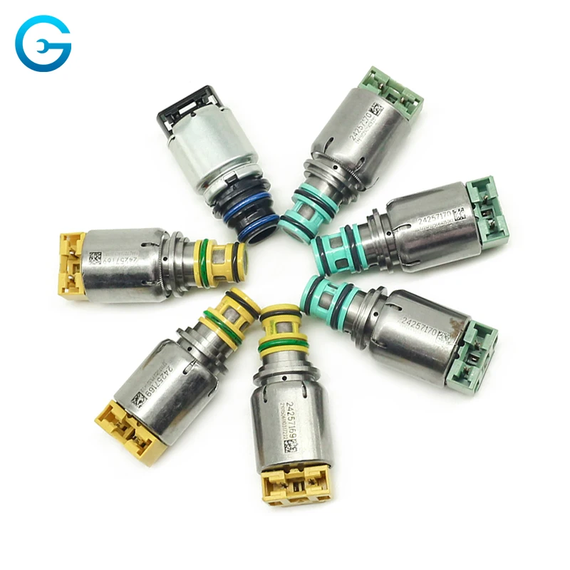 

7Pcs Orignial 6T50 6T30 6T30E 6T40 6T45 AutomaticTransmission Solenoid Valve for Buick LaCrosse Chevrolet Cruze Durable part