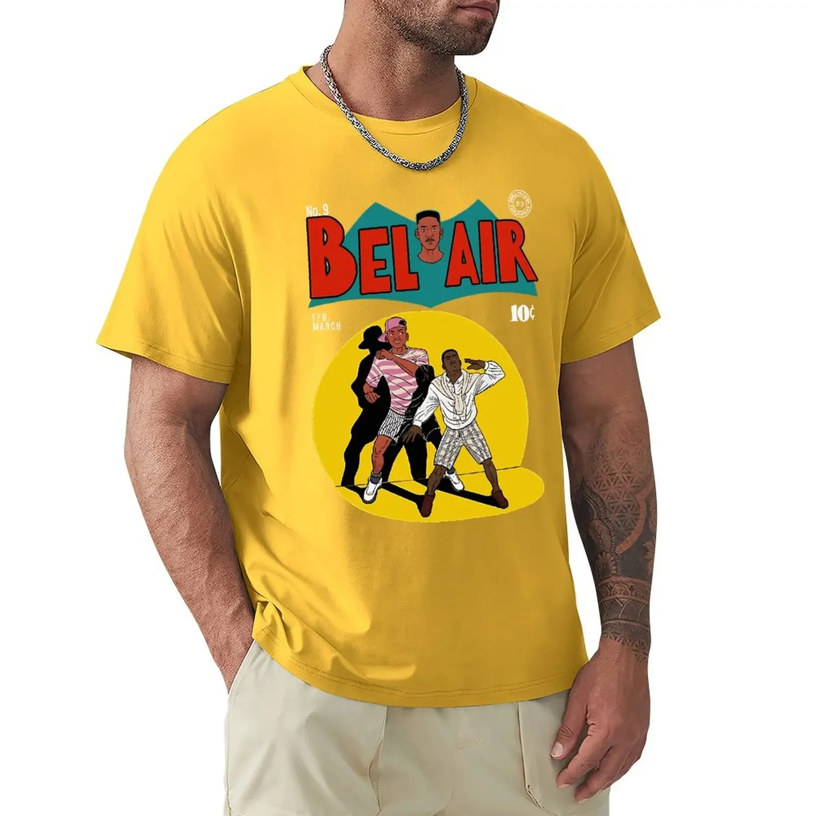 The Fresh Prince Of Bel-Air Tee Shirts Boys Vintage Print Shirt Men Short Sleeved Cheap Branded Clothing