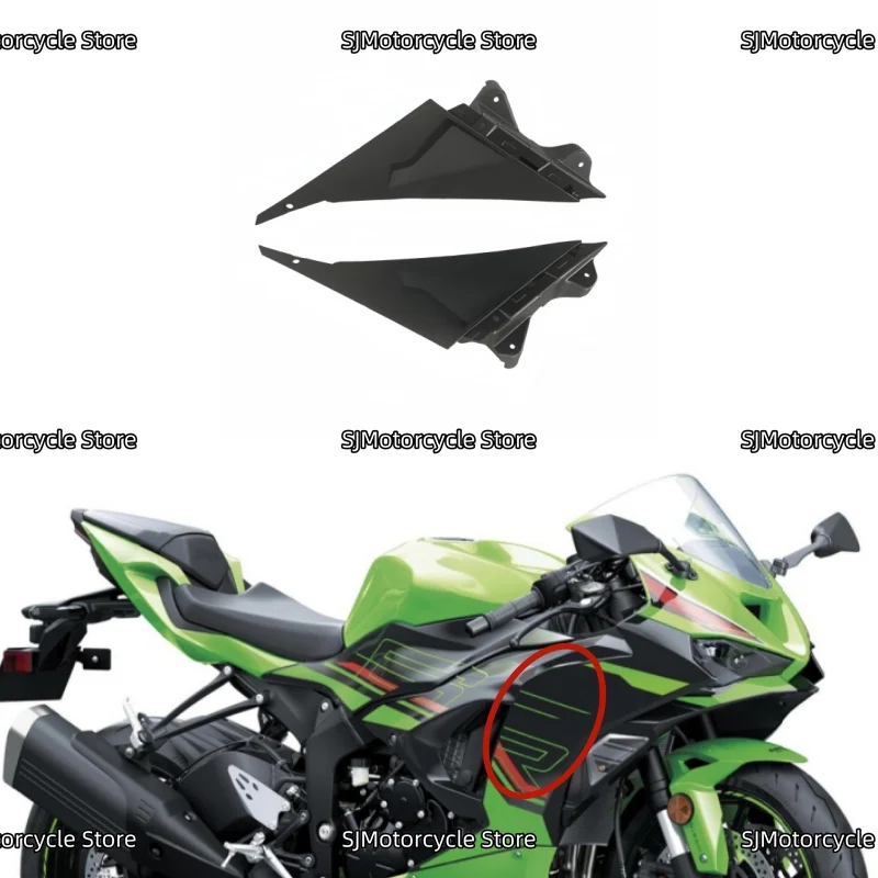

Мотоциклетная большая сумка из АБС-пластика, внутренний обтекатель боковой панели, подходит для Kawasaki Ninja 636 ZX636 ZX6R ZX-6R 2023-2024