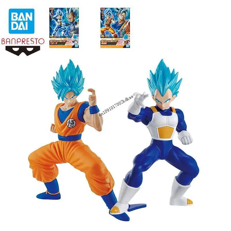 En Stock Bandai Banpresto Original Dragon Ball Super entrada grado Son Goku y verduras colecciones figura coleccionar adornos Festival