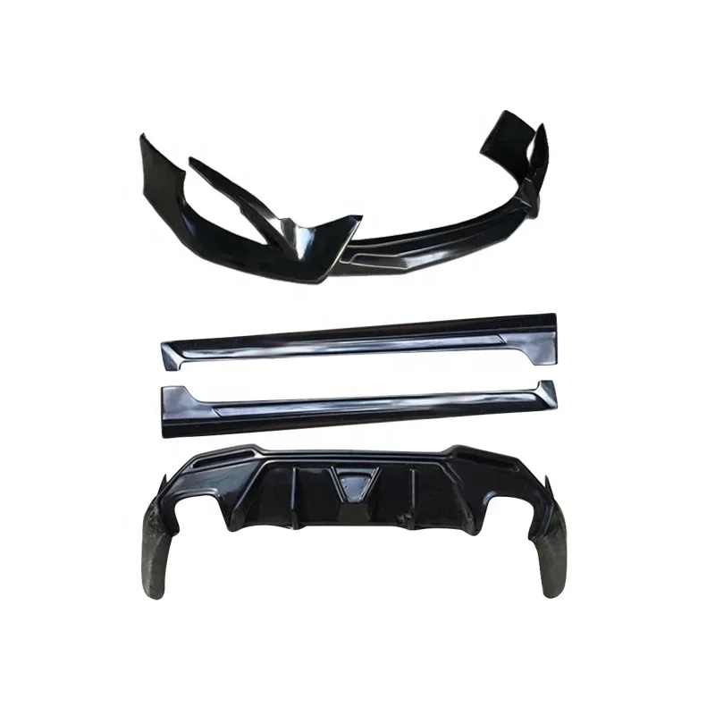 Wholesale Strong ABS Material Car Body Kits for Toyota Levin 2017-2019 Upgrade Modellista Style Front Lip Rear Lip Side Skirts