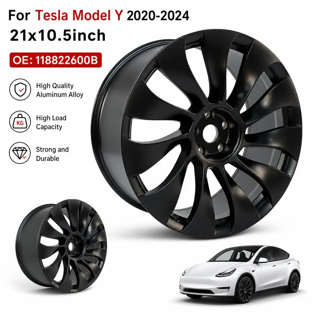 21x10.5inch Rear Wheel Rim 118822600B  For Tesla Model Y 2020-2024 Auto Accessories