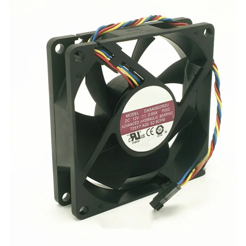 D For AVC DASA0820R2U 12V 0.6A 4Wire-5Pin Fan For DELL Optiplex 790 990 SFF Case FAN