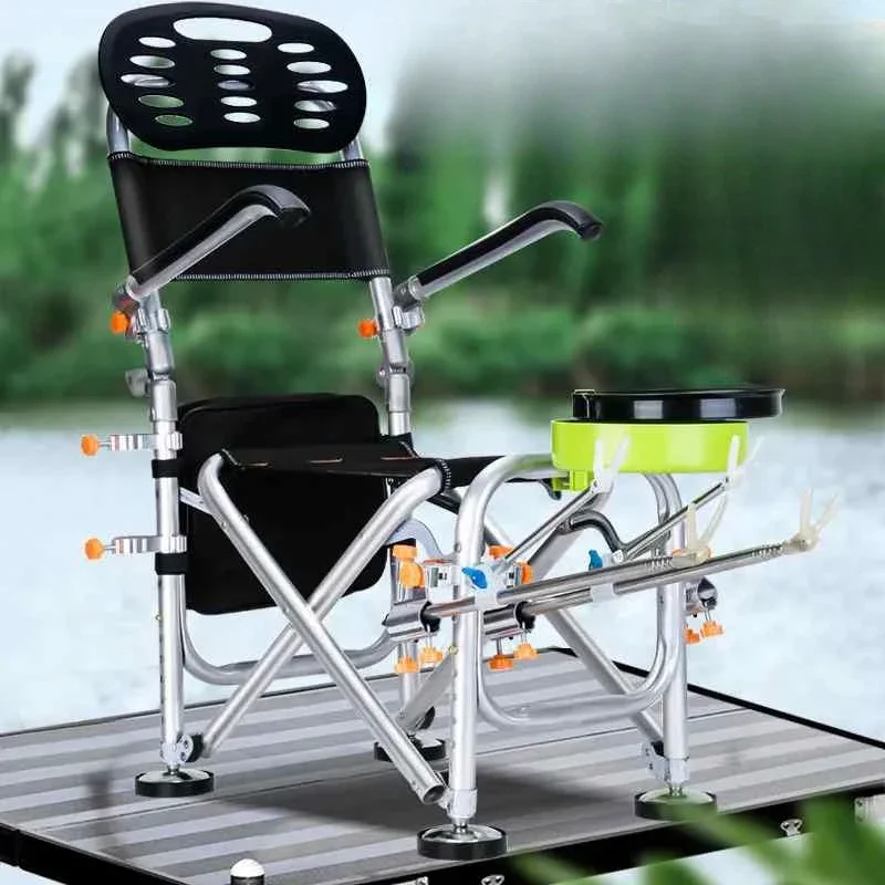 Professional Lightweight Fishing Chair Modern Hunting Picnic Freshwater Fishing Chair Set Outdoor Furniture Silla De Pesca FYFC