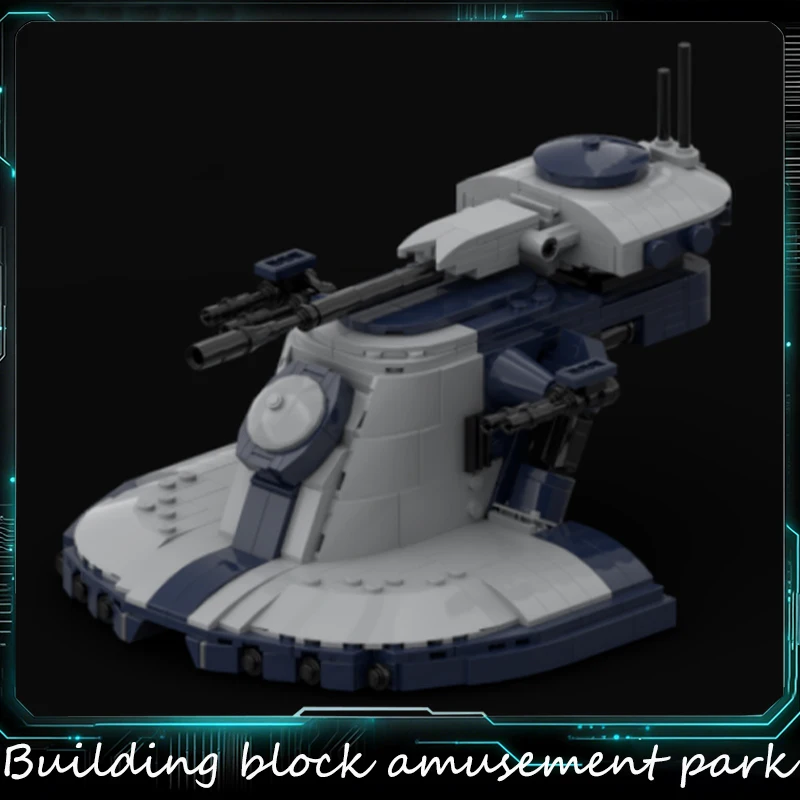 

Конструктор MOC «Боевой механический шагоход» (725 деталей), развивающая игрушка для самостоятельной сборки, подарок на день рождения