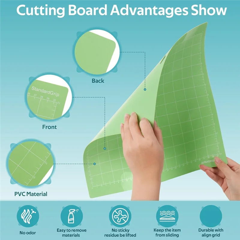 -A25M 3-pack snijmatten 12X12 snijmatten Herbruikbare zelfklevende snijmataccessoires