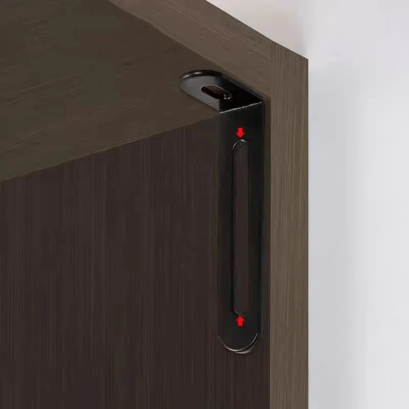 6/12pcs L-shaped brackets with long hole corner codes, adjustable angles, suitable for fixing furniture, tables, chairs, etc
