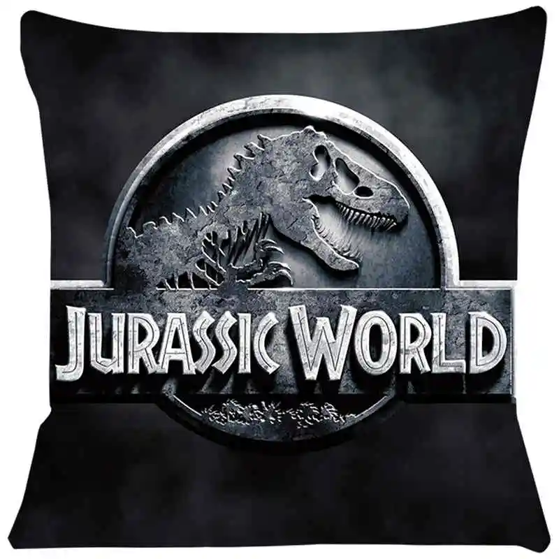 Cushion Cover for Sofa Jurassic Park Pillow Case Cover Seat Car Throw Pillowcase 45X45cm For Home Decorative SJ-501