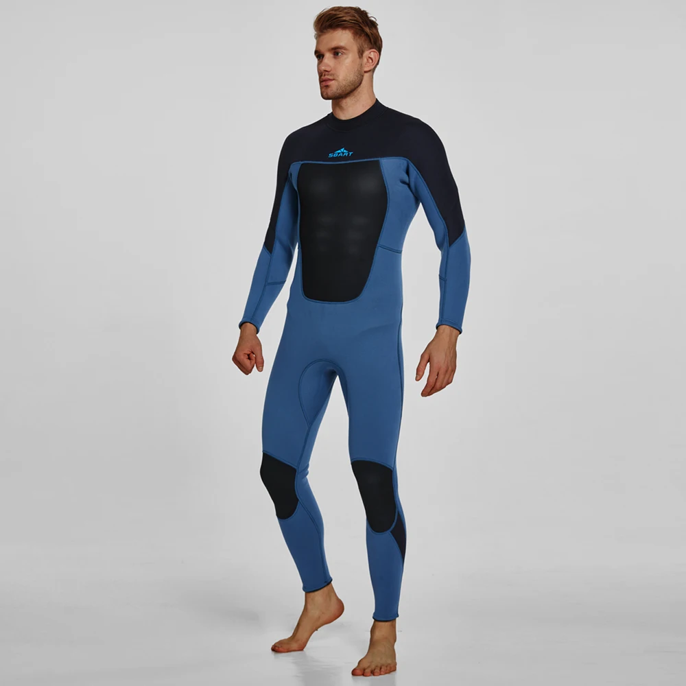 3mm Neoprene Wetsuit Men Swumsuit Surfing Swimming Scuba Diving Wet Suit Swimsuit Full Bodysuit Water Sports Equipment