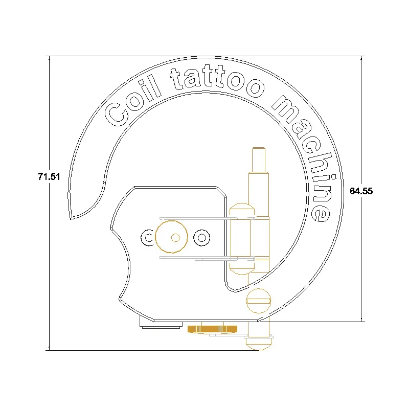 Strong Power Tattoo Motor Machine Selection Custom Grip Good Color Stable High Performance Machine