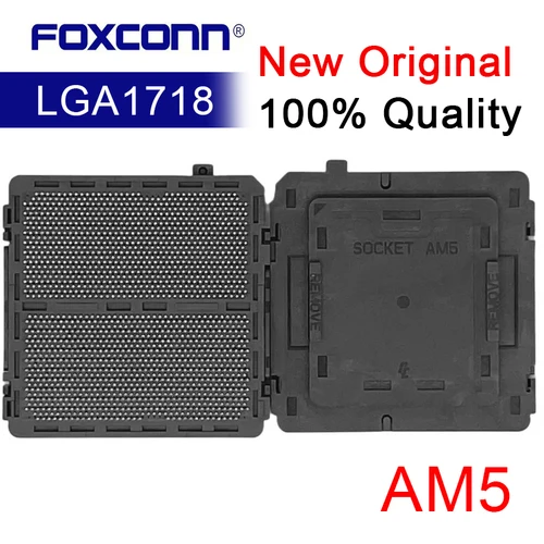 Imagen 2 del producto Am5 foxconn Original 100% nuevo enchufe de CPU AM5 LGA1718 para placa base de PC CPU BGA Base de soporte de conector de bola de estaño grande