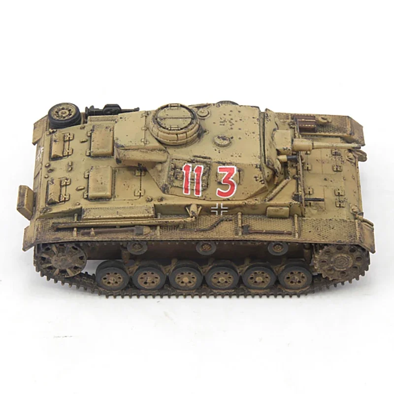 1:72 Scale Plastic CP0020 Tank No. 3 G-Type African Army 113 Model Militarized Combat Track Type Classic Collection Gift Display