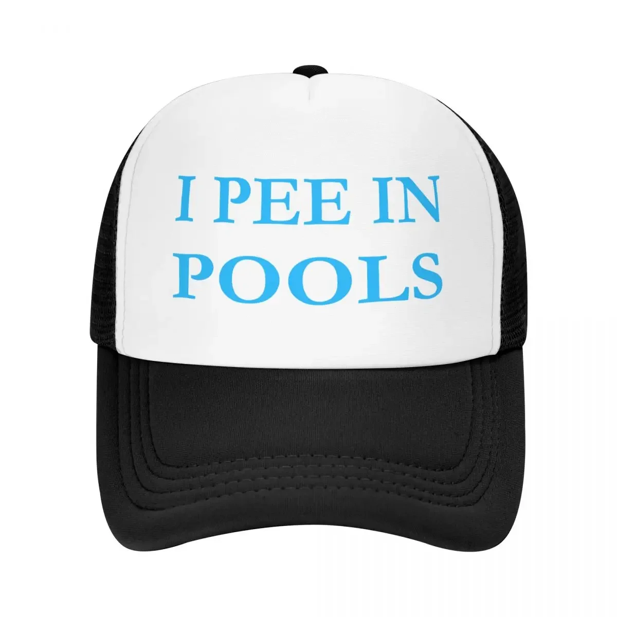 

Custom Summer Swimming I Pee In Pools Baseball Cap Sports Women Men's Adjustable Trucker Hat Autumn Snapback Caps