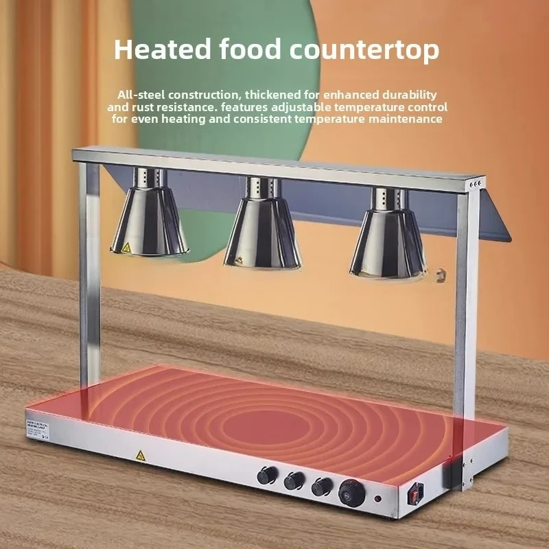 

b7- Double, three, four-head buffet warming lamp, food warming lamp for catering, food and barbecue heating lamp