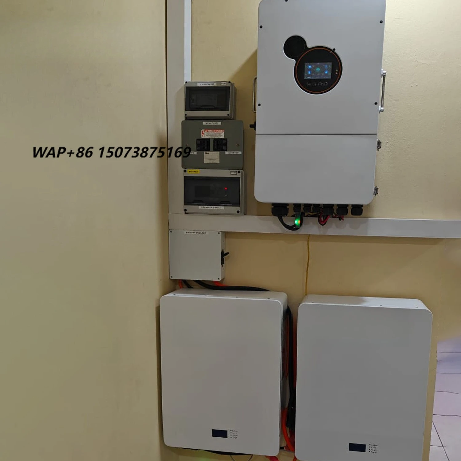 Complete Photovoltaic Solar Power System 10Kw 20Kw 30Kw Roof Mounting Hybrid Solar Energy Storage System for Home