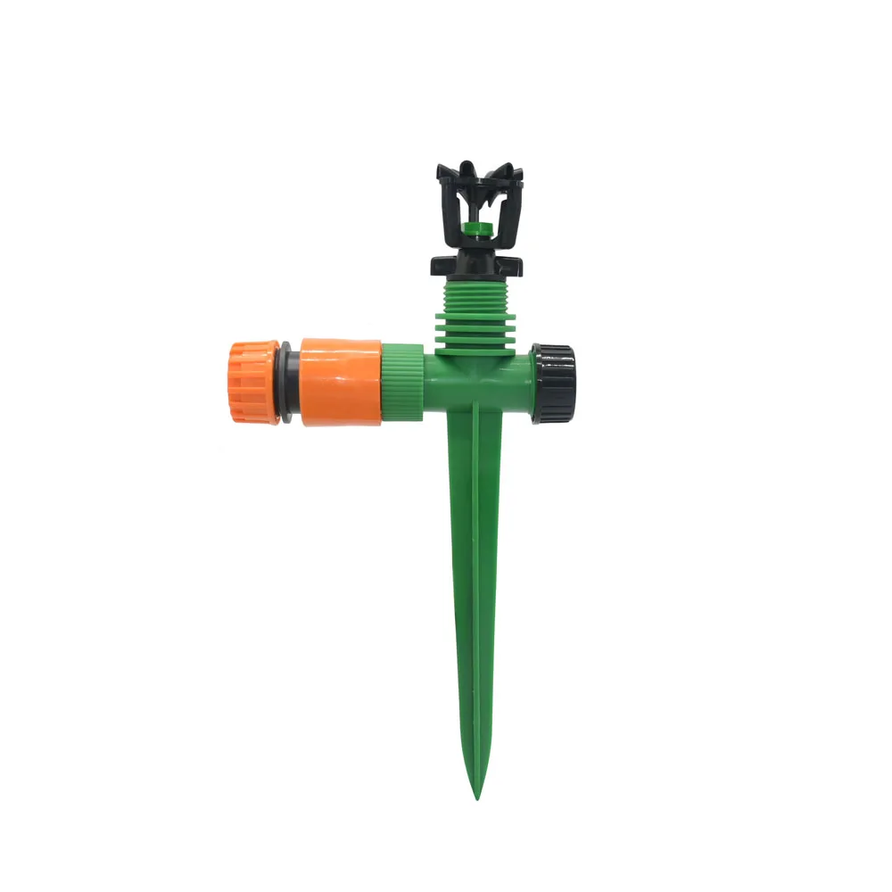 Garden Lawn 360 Degree Rotating Sprinkler 1/2 Inch Thread Automatic Rotating Scattering Nozzle For Irrigation