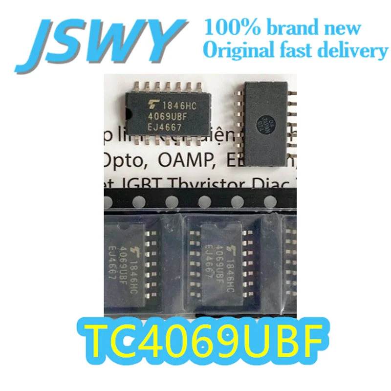 

(10/50 pieces) TC4069UBF original six-inverter IC silk screen 4069UBF patch SOP-14 3V-18V electronics fast shipping