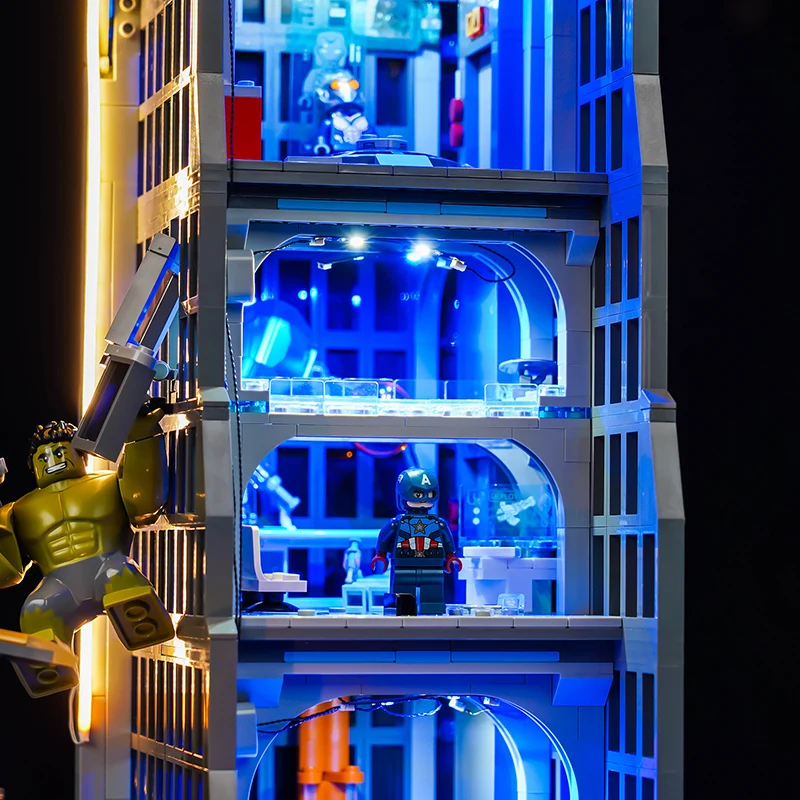 Vonado LED light 76269 set is suitable for Avengers Tower building blocks (including lighting accessories only)