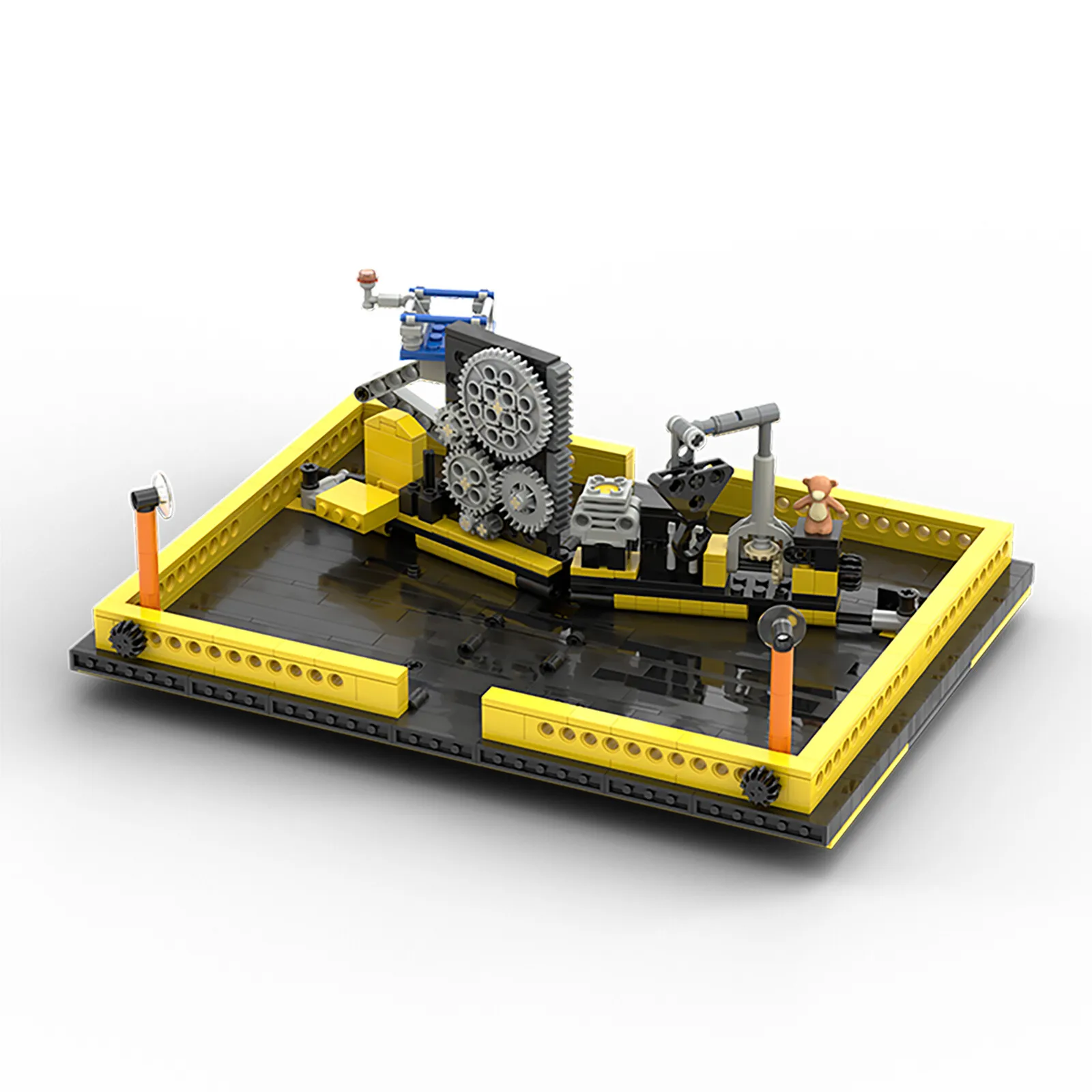 

C4597 Pop up Book with A Display of Different Gears and Crane 723 Parts