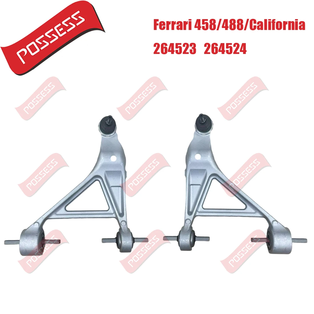 10 Pieces Front Axle Suspension Control Arm Ball Joint Stabilizer Link Tie Rod End Kits For Ferrari 458 Ferrari 488 264523