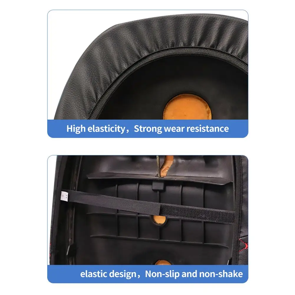 Motorcycle Seat Cover Thickened Waterproof Anti-skid Seat Protection 3D Faux Leather Seat Pad Protective Cover for Motorcycle