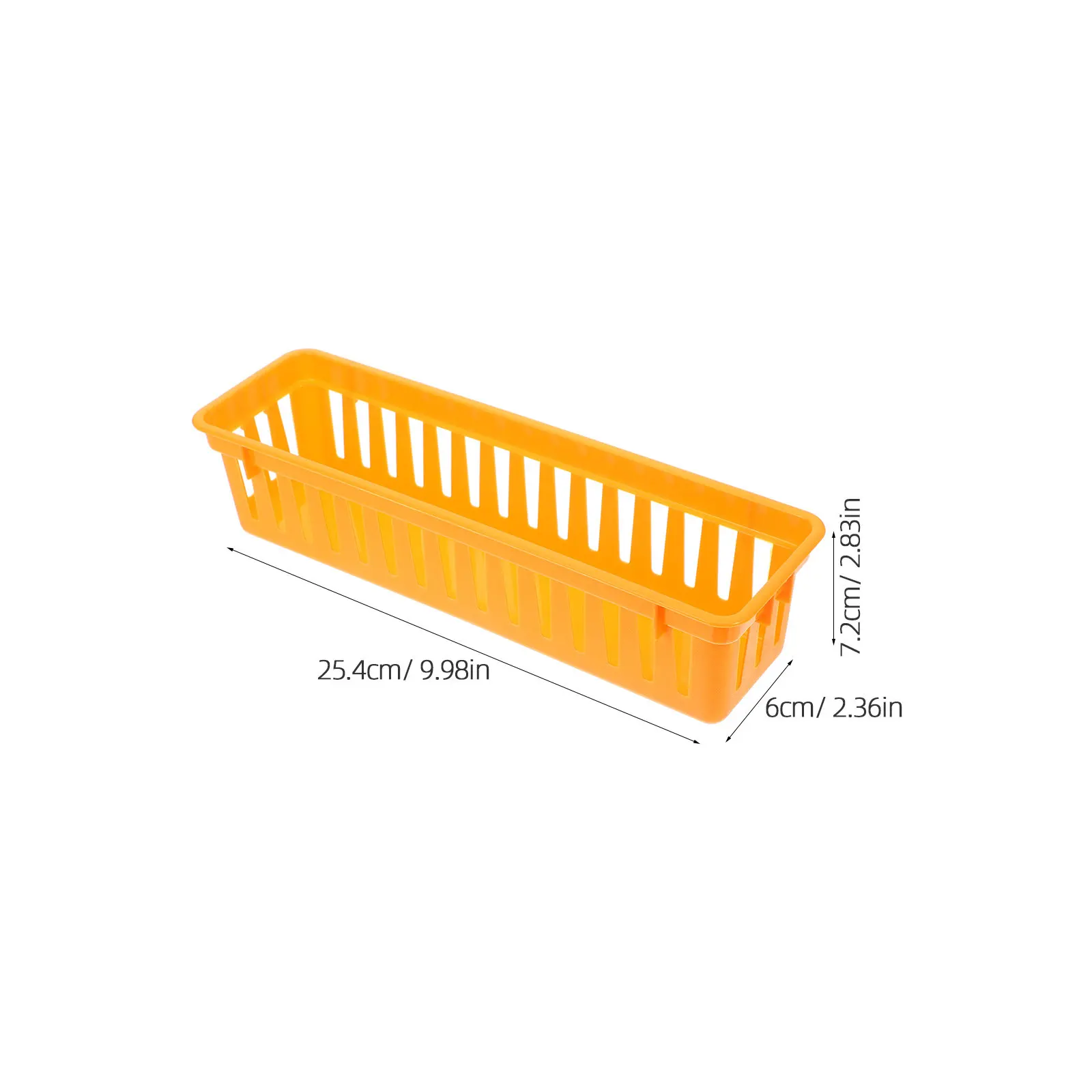 6Pcs Pencil Holder Desk Storage Basket Colored Stationery Organizer Classroom Multi Use Pencil Tray Pen Container