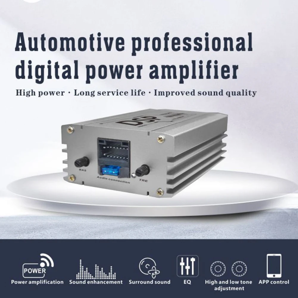 DSP Auto Power Verstärker Unterstützung APP Control Audio Digital Sound Prozessor DSP Auto Equalizer für Auto Audio Enhancement