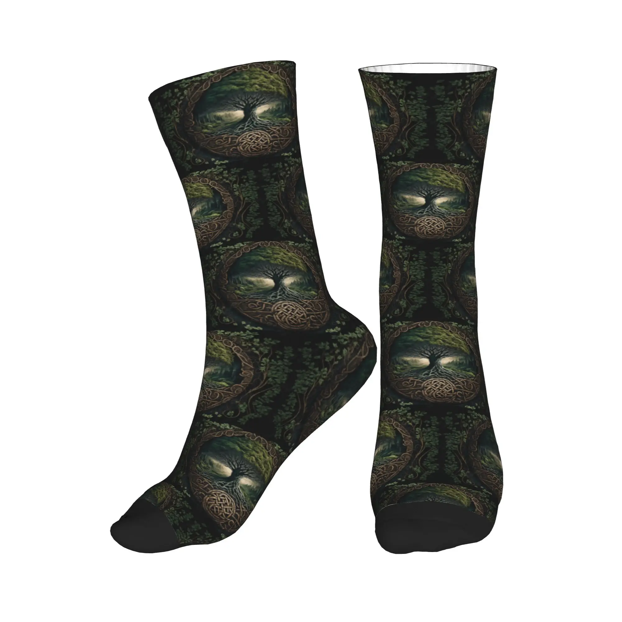 

Носки средней длины All Seasons Yggdrasil Tree Of Life Celtic Sport, высококачественные повседневные носки для мужчин и женщин