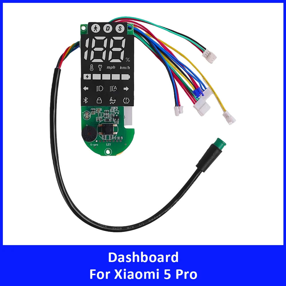 Dashboard Display Panel for Xiaomi 5 Pro Electric Scooter Accessories Circuit Board Digital Instrument Display Meter Parts
