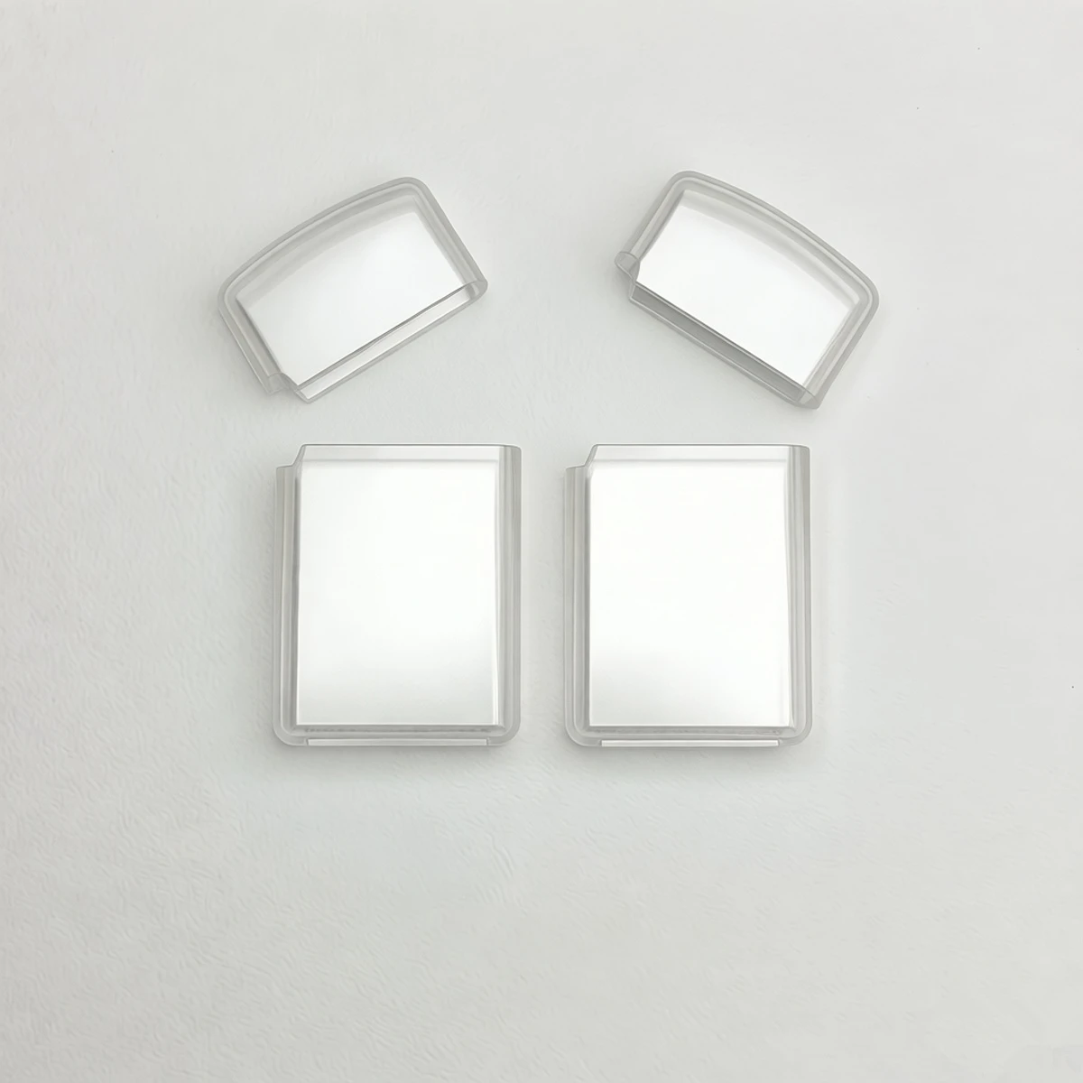 2pcs Transparent TPU Soft Protective Outer Case Shell For Zippo Slim Narrow Lighter Anti Scratch/Drop/Protect Paint Accessories
