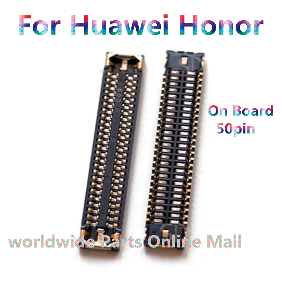 Charger Charging Dock Port Flex FPC Connector For Huawei Honor V30 Pro V30Pro 10X X10 Max Y9A X10MAX Usb Board Plug 50pin