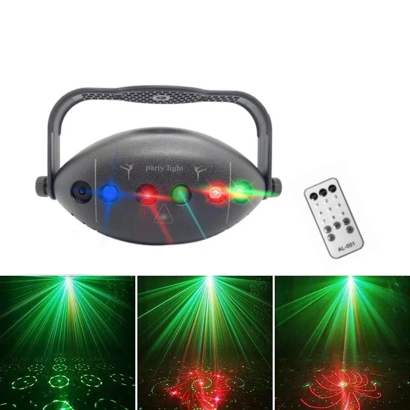 

Disco Lights Stage Light 72 Patterns DJ Party Light Projector Light Strobe Party Club Home Holiday Decoration Lights For Disco