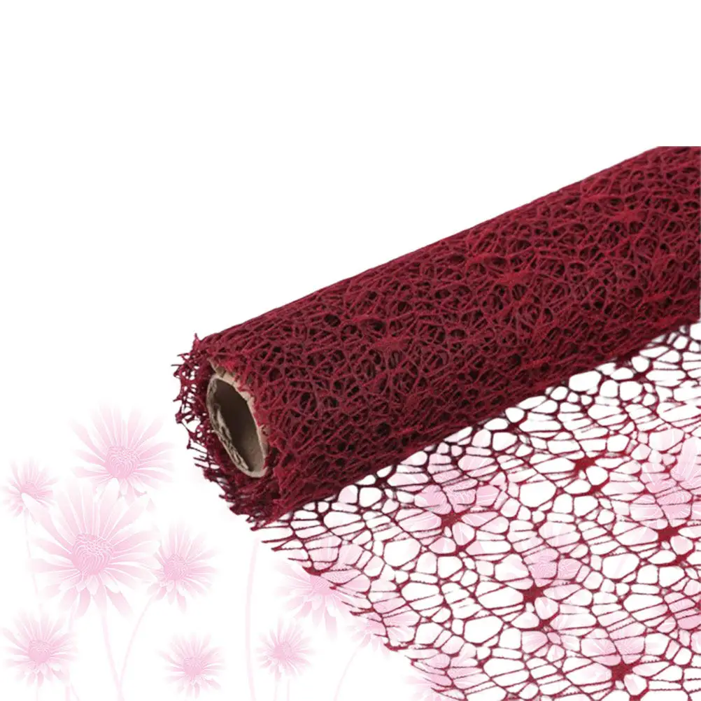 Jacquard Net Yarn Roll Color Elegant DIY Wedding Floral Mesh Wrap Door Curtain Backdrop Party Gift Packaging Craft School