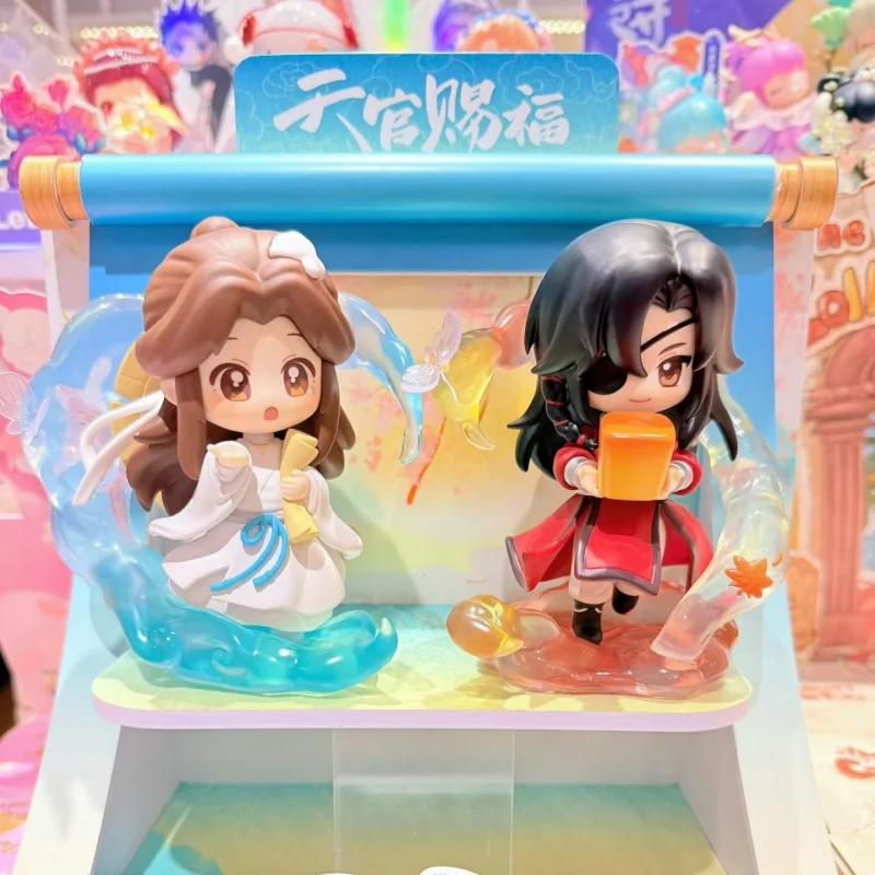 

Подлинная серия Tian Guan Ci Fu, модная слепая коробка Dan Qing Feng Hua, ручная работа, аниме, периферийное украшение для рабочего стола, подарочная игрушка в наличии