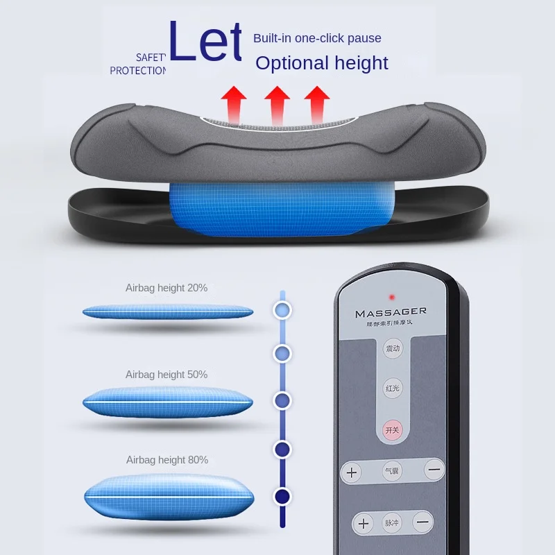 Lumbale Massager Airbag Stretching Tillen Bescherming Van De Taille Huishoudelijke Terug Tractie Kromming Multifunctionele Lumbale Massager