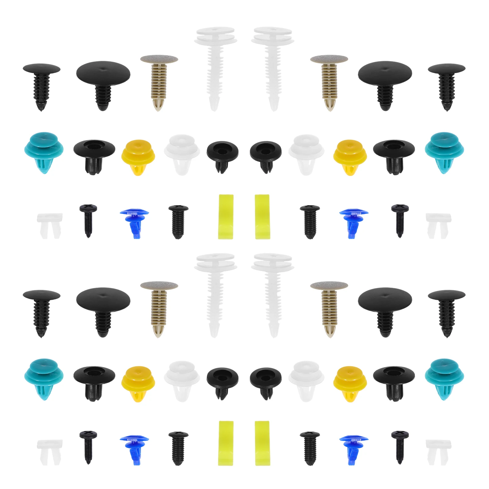 

500 Pcs Decorate Interior Clamp Holder Clips Abs Vehicle Upholstery Retainer Fasteners
