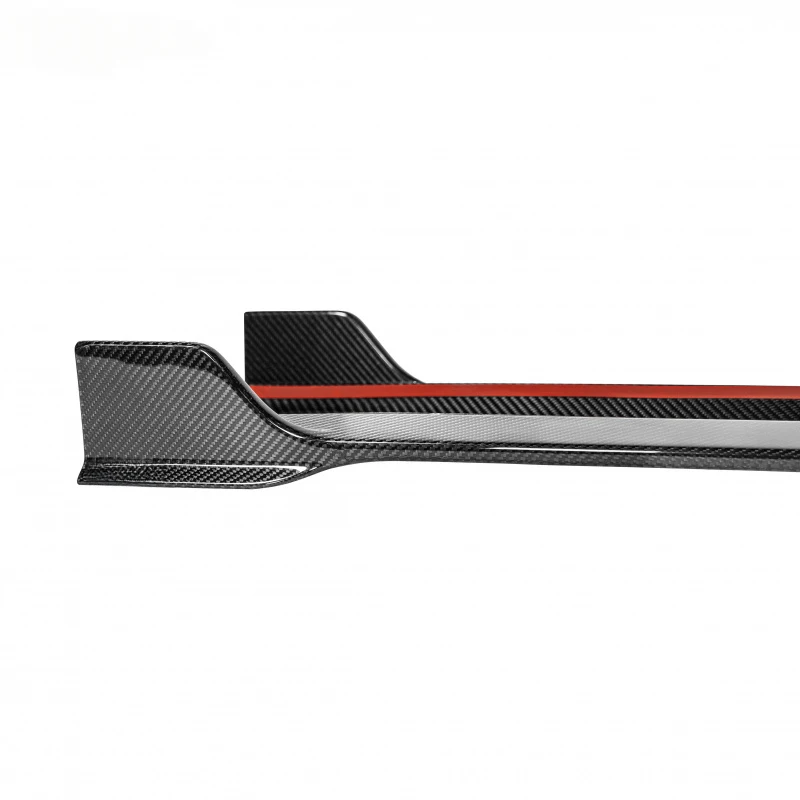 

High Quality Dry Carbon Fiber Side Skirts for Model 3 2017-2019 2023 2024