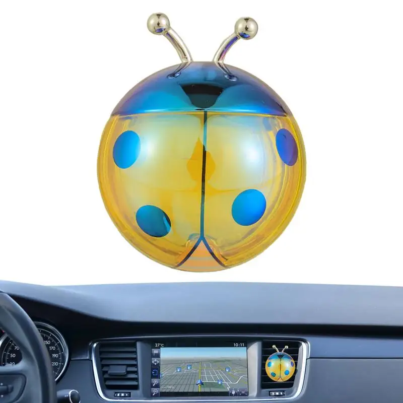 New Unique Ladybug Car Vent Clip Air Freshener Ladybug Shape Car Air Freshener Diffuser Vent Perfume Aromatherapy Diffuser