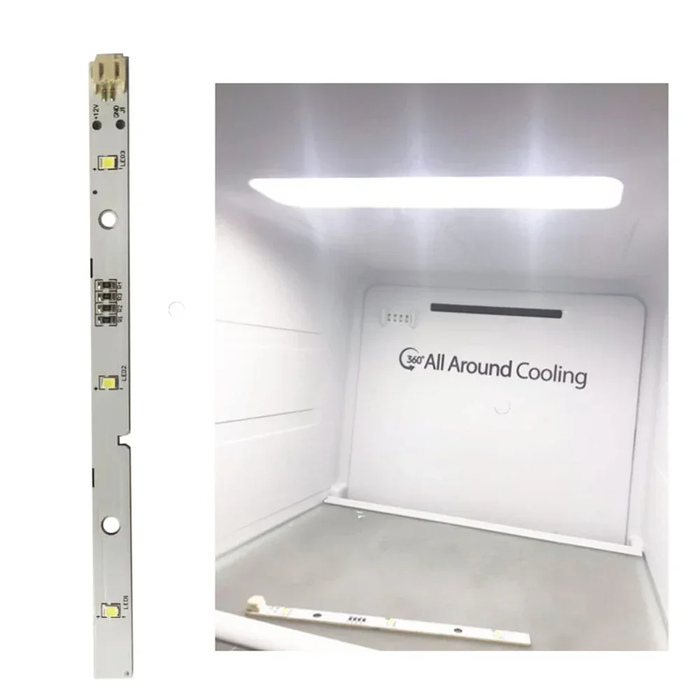 2pcs ForRongsheng/forHisense Refrigerator LED Light Strips MDDZ-162A 1629348 Length 16 Cm 12V DC Via 2 Pin Connector