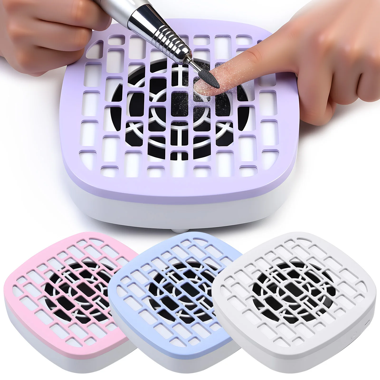 

New M3 Mini Nail Art Vacuum Cleaner Portable Nail Dust Machine Japanese Low Noise Nail Remover Vacuum Cleaner