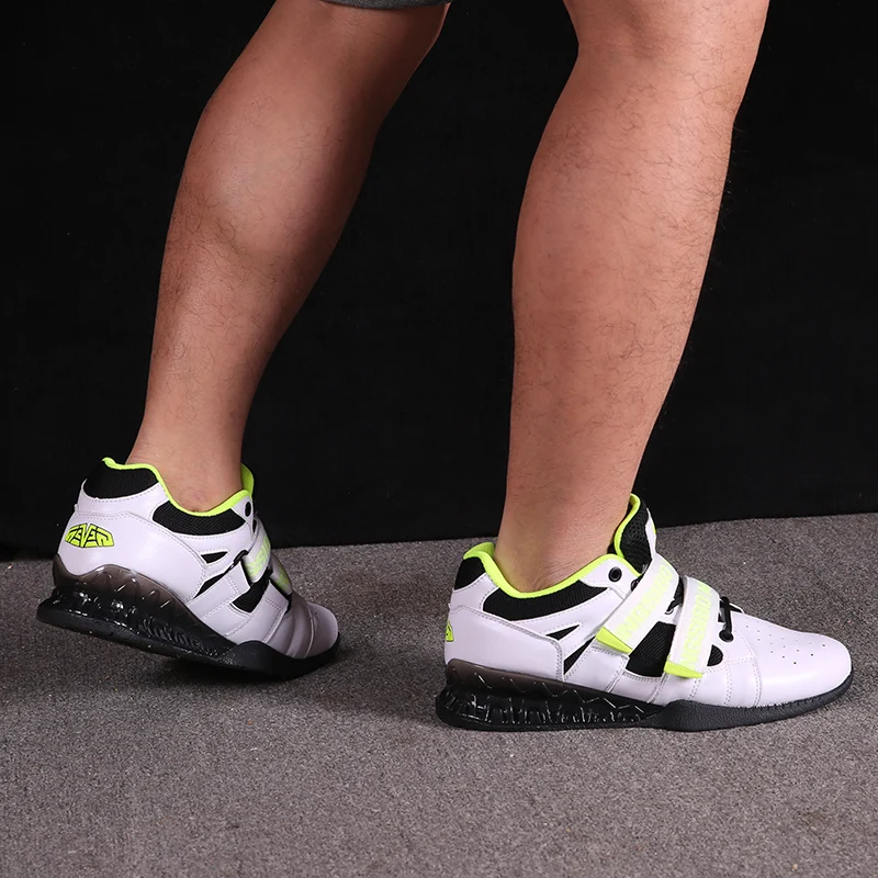 Men New Squat Shoes Professional Big Size Strength Support Top Quality Comfortable Male Training Hard Pull Weightlifting Shoes