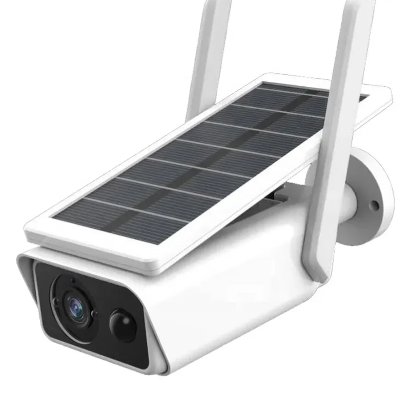 Outdoor 4MP Solar Powered WiFi Camera Smart Home Security Night Vision Rechargeable Battery Wireless CCTV Monitor