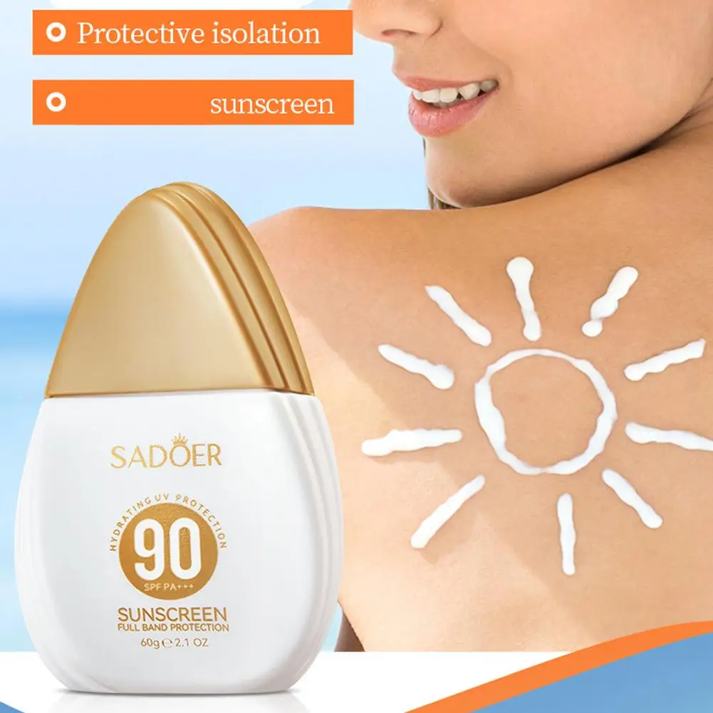 

Прозрачный солнцезащитный лосьон на водной основе SPF50+ PA++++ Защита от ультрафиолета Нежирный освежающий увлажняющий солнцезащитный крем для ухода за лицом