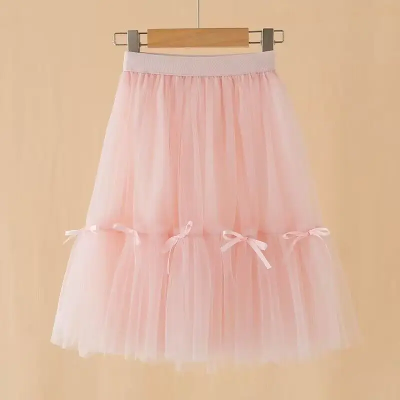 Baby Toddler Teenage Children Clothes Girls Princess Mesh Tutu Skirts Kids Birthday Party Skirt Girl Tutus 6 8 10 12 Years