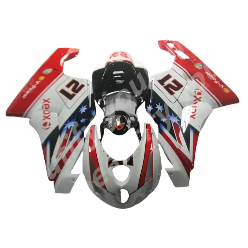 NEW ABS Motorcycle Injection mold Fairing kit fit Bodywork 2003 2004  for DUCATI 999 Fairings 749 03 04 Fairings red white black